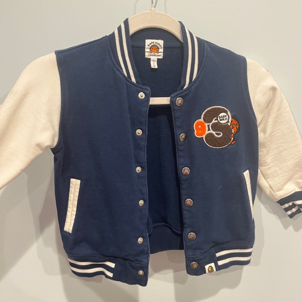 Bape boy jacket baseball